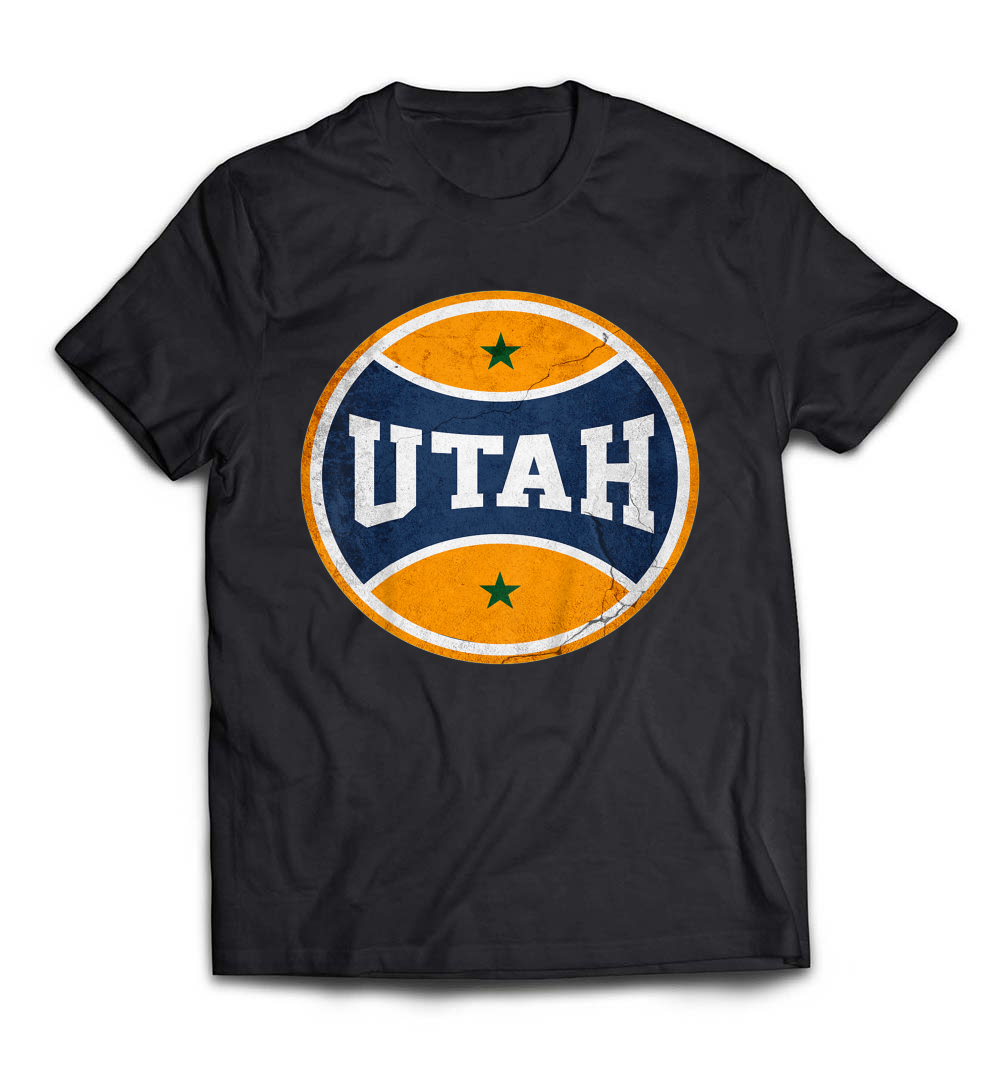 Retro Utah Salt Lake Basketball T-Shirt: Show Your Love for the Game